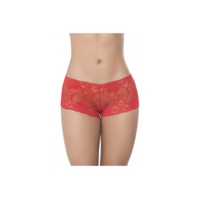 Boyshort dentelle Rouge 